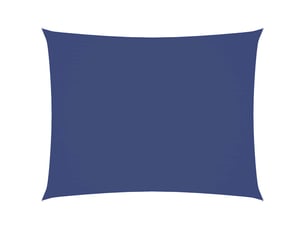 Voile de parasol - voile d'ombrage tissu oxford rectangulaire 3,5x4,5 m bleu
