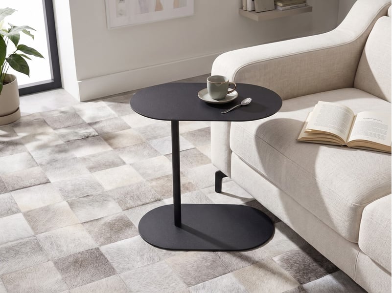  Table d'appoint mille métal noir  - Conforama B