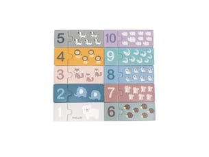 Puzzle en bois viga 44071 polarb - les nombres, 31 pièces