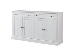 Buffet 4 porte(s) 2 tiroir(s)   coloris blanc