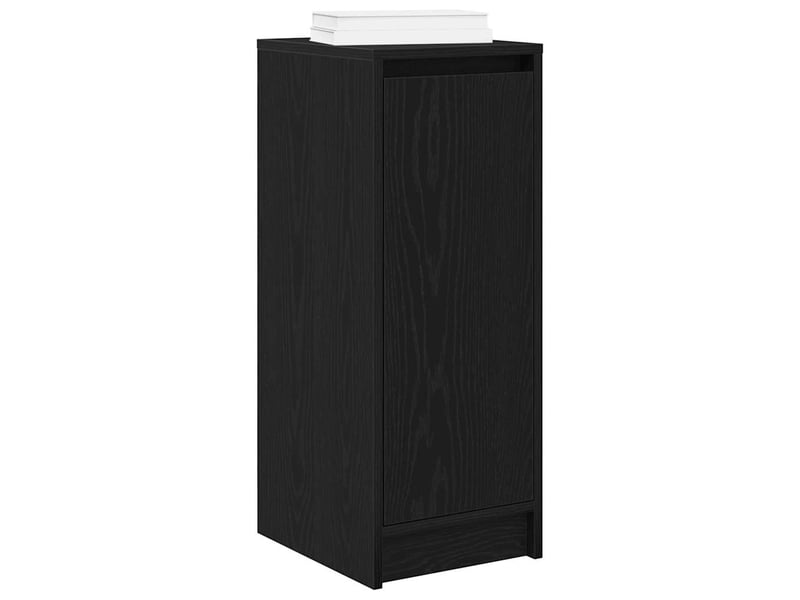  Meuble à chaussure | armoire à chaussures chêne noir 29,5x34x76 cm bois d'ingénierie  - Conforama D