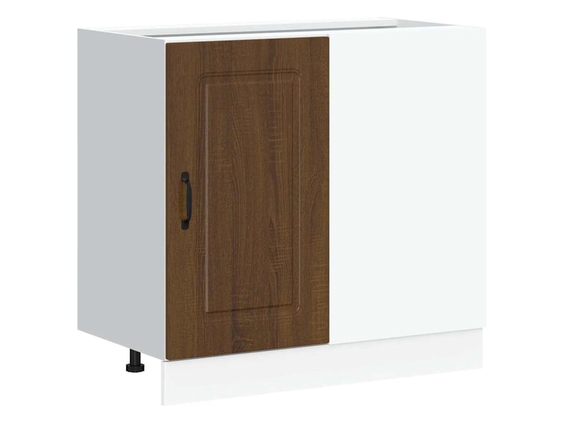  Meuble de rangement, armoire de cuisine kalmar chêne marron bois d'ingénierie shl6726  - Conforama A