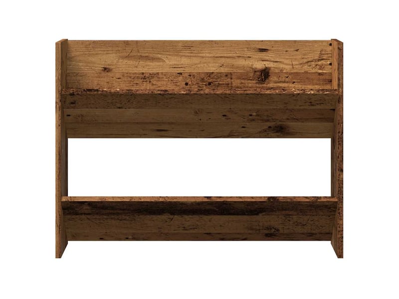  Meuble à chaussure, armoire à chaussures murale vieux bois bois d'ingénierie  - Conforama D