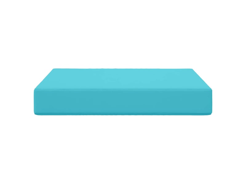  Coussin de canapé d'extérieur, coussin de chaise polyester turquoise 60 x 60 cm cf54176  - Conforama D