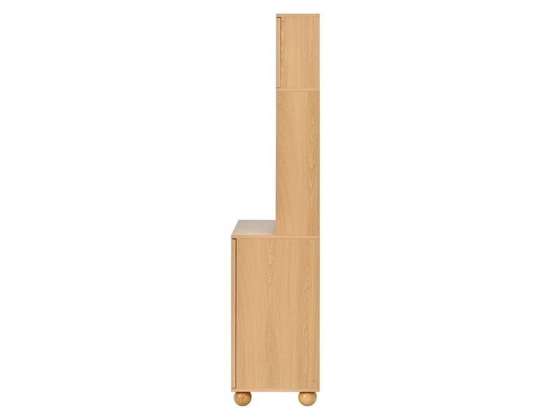  Vitrine hautes 180cm largeur 80cm profondeur 40cm, structure 3 zones stockage et exposition déco  - Conforama D
