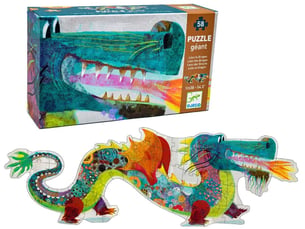 Puzzle geant leon le dragon