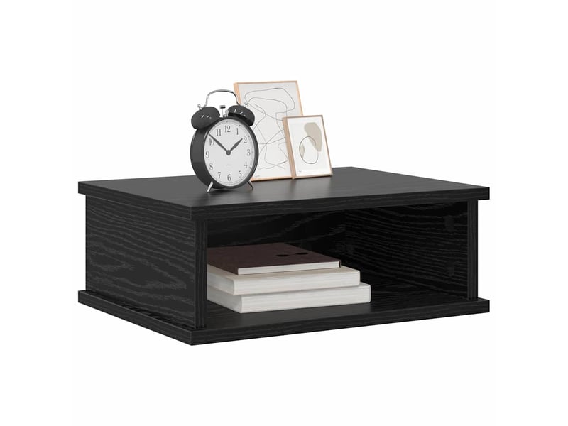  Table de chevet - cabinet de chevet - table de nuit 2 pc chêne noir 40 x 31 x 15 cm  - Conforama B