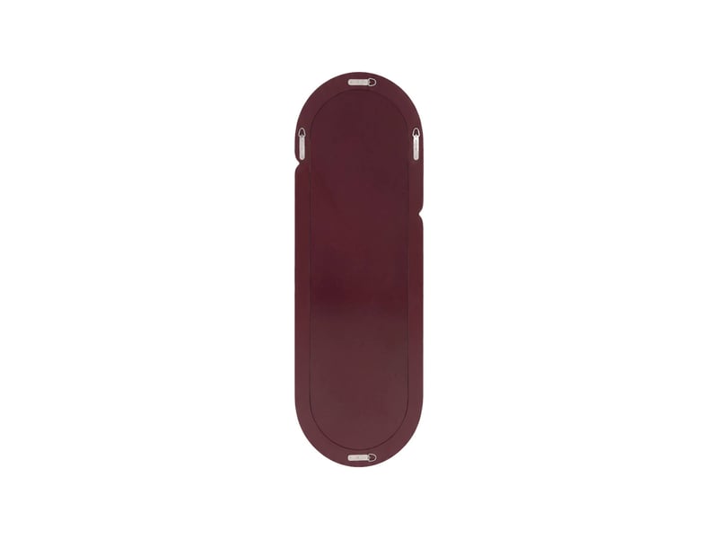  Miroir ovale finition glossy 160cm bordeaux - ada  - Conforama B