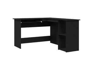 Bureau d'angle   120 cm coloris noir