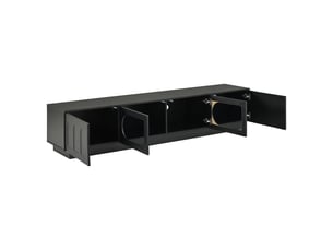 Meuble tv coloris noir 200 cm <strong>PANGIVO</strong>  <strong>GL6201S</strong>