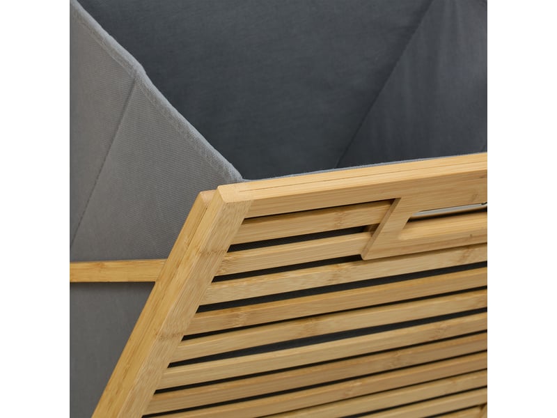  Meuble à linge pratique pour trier votre linge 80 x 30 x 70 cm en bois marron 13_0016775  - Conforama C