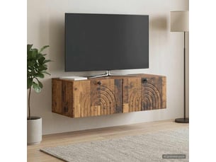 Meuble tv coloris marron 99 cm <strong></strong>  <strong></strong>