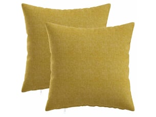 Lot de 2 coussins avec oreiller, coussins décoratifs heerlen vert clair tissu cf50339