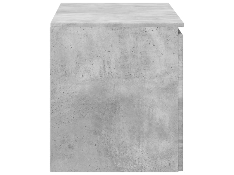  Cabinet salle de bain mural, meuble de rangement gris béton 62.5x44.5x50 cm  - Conforama D