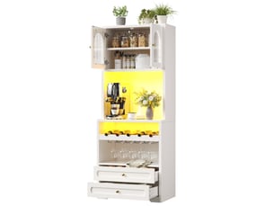 Buffet 1 porte(s)  1 tiroir(s)   - 70 cm coloris blanc 