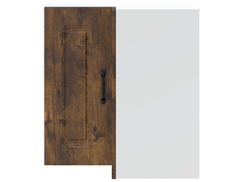  Meuble de rangement, armoire murale d'angle de cuisine kalmar chêne fumé  - Conforama D