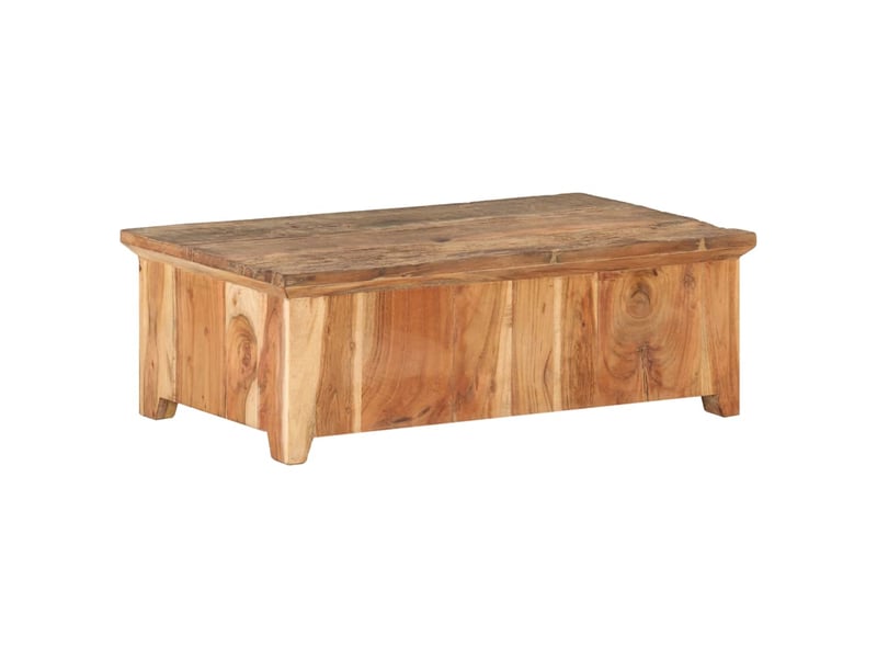  Table basse | table d'appoint salon 90x50x31 cm bois de récupération massif  - Conforama D