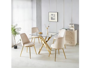 Ensemble table carré(e) 4 chaise(s) HAUSS SPOLE