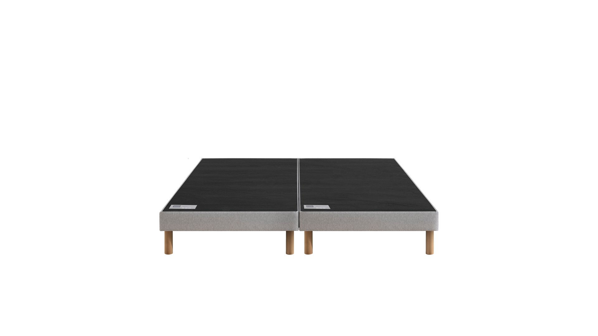 SOMMIER TAPISSIER DÉCO 2X80X200 CM BULTEX AIR FERME DECO gris Conforama