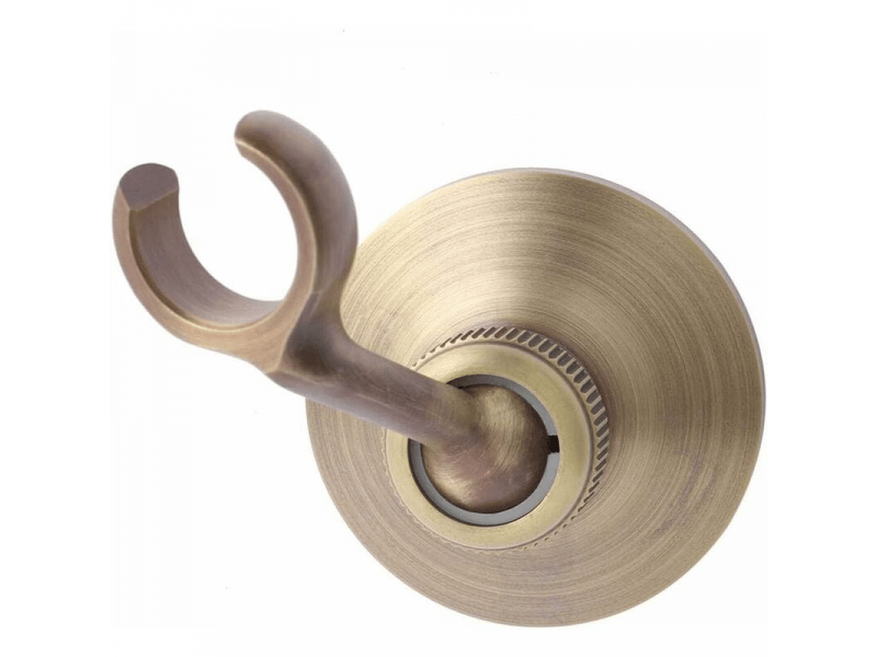  Support de pomme de douche, base de support de pomme de douche galvanisée réglable en laiton  - Conforama E