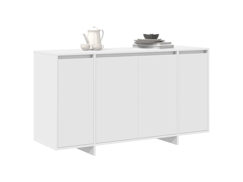  Buffet - bahut - meuble de rangement blanc 135 x 41 x 75 cm bois d'ingénierie  - Conforama C