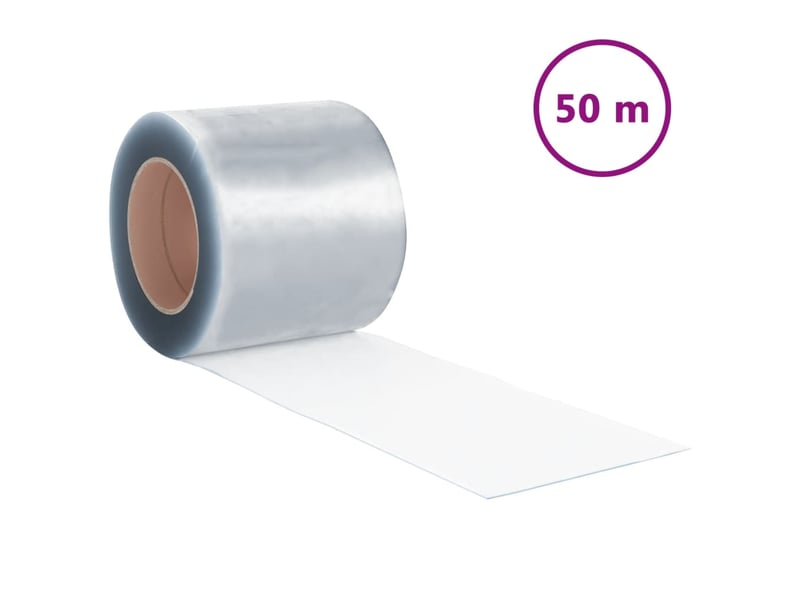  Rideau de porte transparent 200 mmx1,6 mm 50 m pvc cf43629  - Conforama A