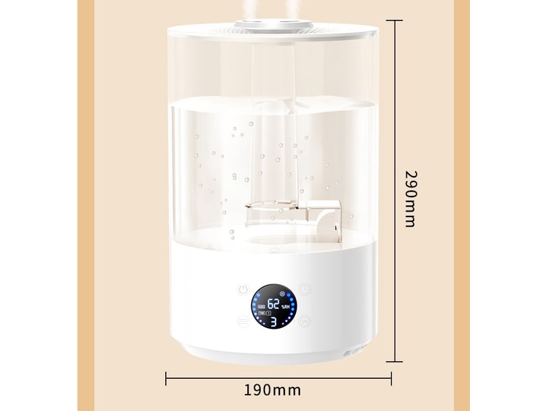  Humidificateur d'air 7,8l cool mist top-fill – 19x29 cm  - Conforama B