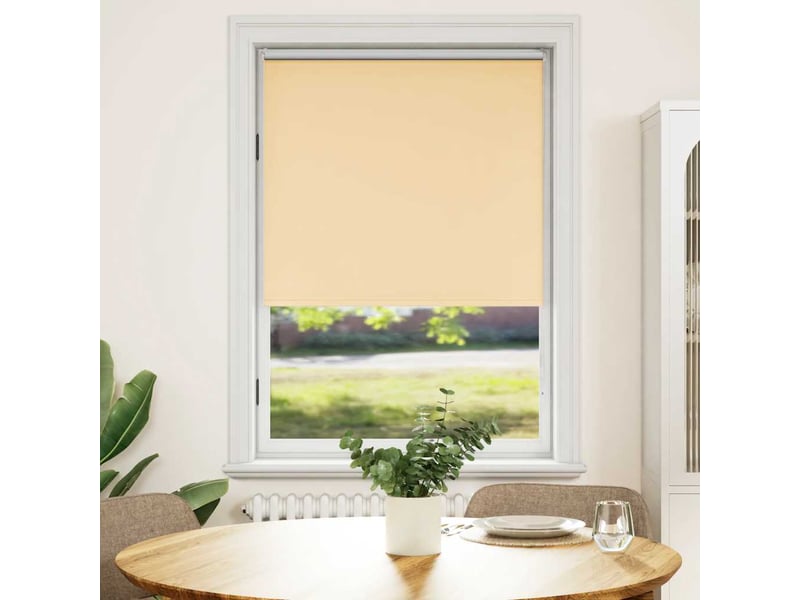 Store enrouleur occultant, store à rouleau 84,4 x 175 cm, largeur du tissu 80 cm, beige cf45469 - Conforama B