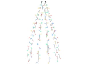 Guirlande lumineuse d'arbre de noël 150 led colorées 150 cm