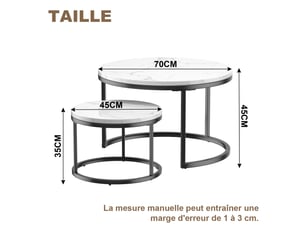 Table basse coloris noir <strong></strong> <strong></strong>