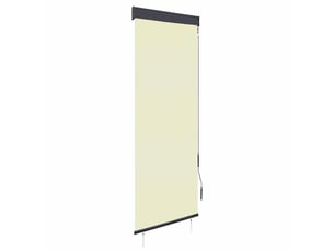 Store enrouleur, store roulant d'extérieur 60 x 250 cm crème cf47403