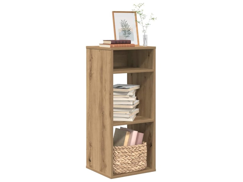  Bibliothèque, étagère de rangement chêne artisanal 34x31x80 cm bois d'ingénierie  - Conforama B