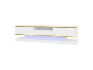 Meuble tv coloris blanc  SOGEU  