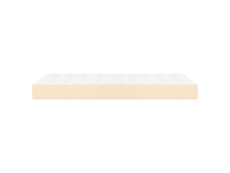  Matelas de lit à ressorts ensachés fermeté moyenne crème 100x200x20 cm tissu  - Conforama D