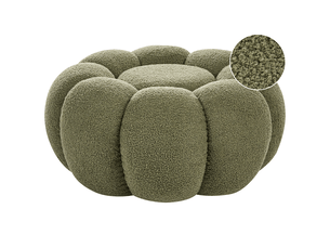 Pouf / repose pied <strong>BELIANI</strong> <strong></strong> vert