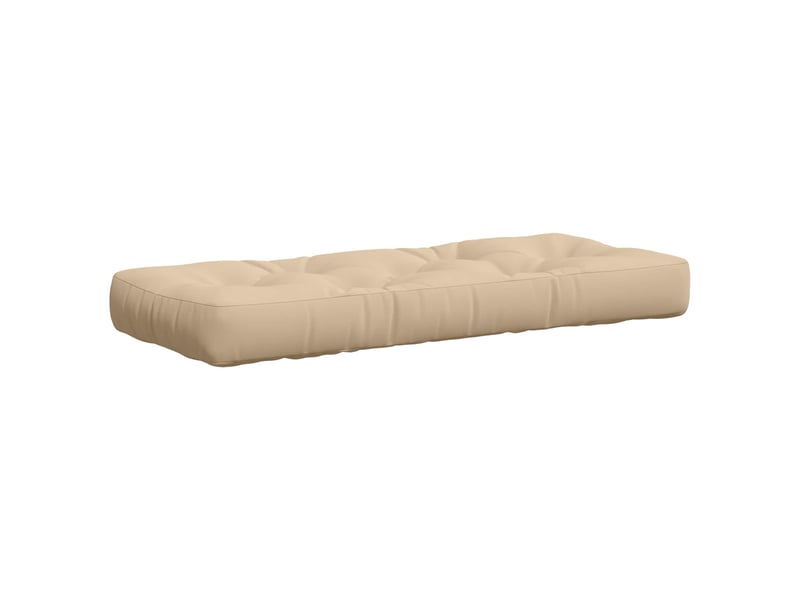 Coussin de siège en palette, coussin d'assise vianen 100 % polyester crème cf55881 - Conforama A