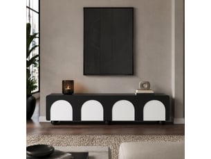 Meuble tv coloris bicolore 180 cm LPOSPI  