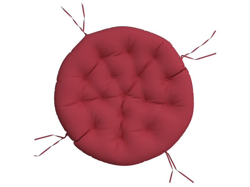  Coussin rond, coussin d'assise rouge bordeaux ø 100 x11 cm tissu oxford cf56628  - Conforama A