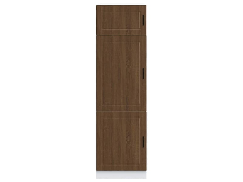 Meuble de rangement, armoire de cuisine porto chêne marron bois d'ingénierie shl2380 - Conforama C