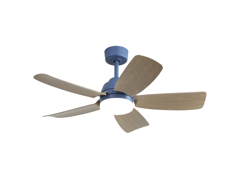 Ventilateur de plafond 42 pouces avec lumière led 22w et télécommande 5 pales abs idéal pour chambre salon salle à manger et bureau