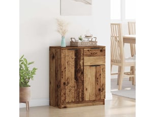 Buffet - bahut - meuble de rangement bois ancien 60 x 30 x 70 cm bois d'ingénierie