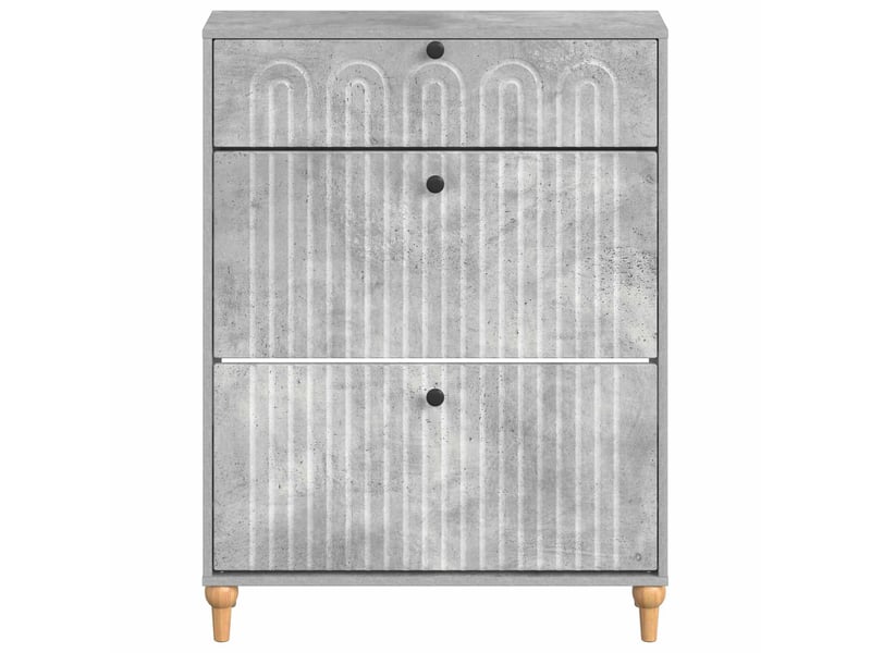  Meuble à chaussure, cabinet à chaussures alkmaar 78x24x103 cm bois d'ingénierie shl6319  - Conforama D