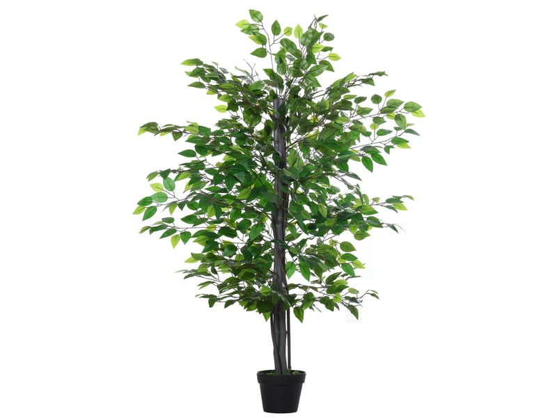  Arbre artificiel banian 20x145 cm décoratif bois vert  - Conforama A