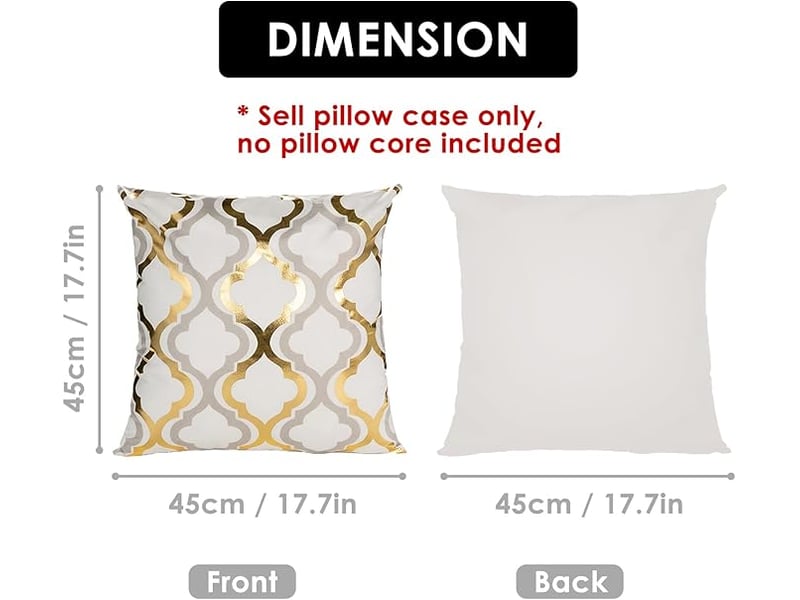  Lot de 2 housse de coussin moderne 45 x 45 cm vert feuilles motif housse coussin en polyester taie d'oreiller coussins de canapé décoratifs Household Pillow Cover - Conforama B