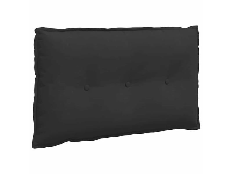  Coussin de dos, coussin de dossier noir 80 x 50 cm tissu en microfibre cf54851  - Conforama A