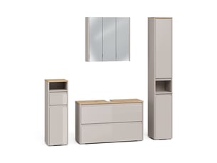 Vicco meubles bain, cachemirechêne artisan, 4 pièces