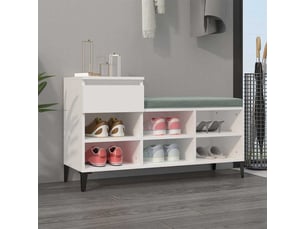 Meuble à chaussures 3 paire(s)  <strong></strong>  <strong></strong> coloris blanc