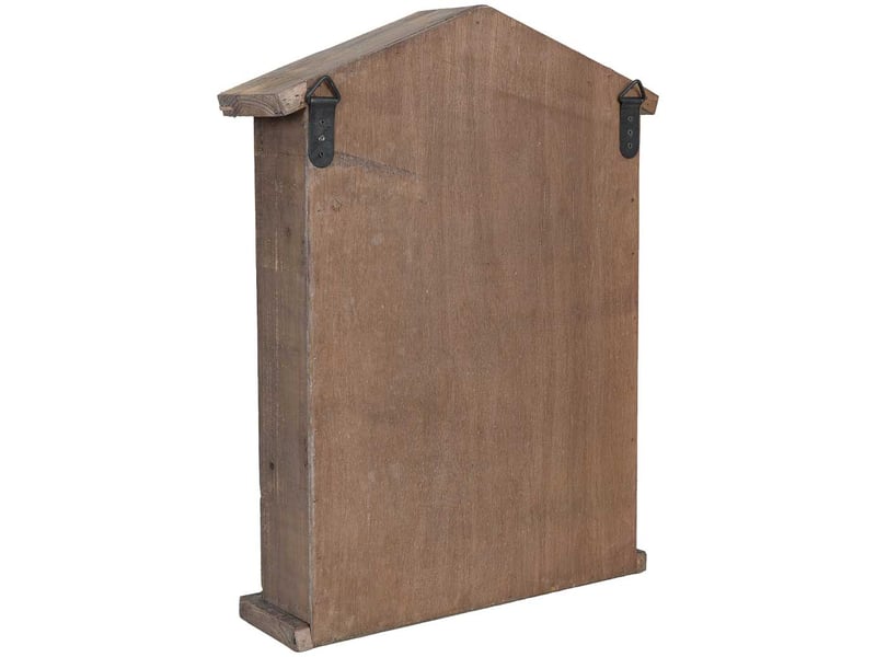  Boîte à clés en bois marron 31x9x34,5 cm h  - Conforama E