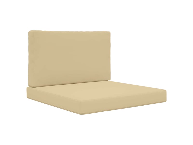  Coussin de canapé d'extérieur, coussin de chaise polyester beige 80 x 80 cm cf54029  - Conforama A