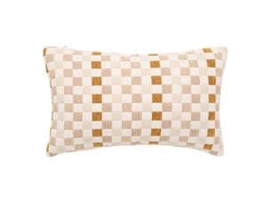 Coussin mosai rectangulaire 30x50cm beige
